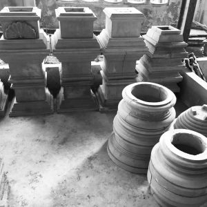 ปูนปั้น เสาโรมัน GRC คิ้วบัว บัวโค้ง เสาโรมัน งานปูนปั้น เสาโรมัน