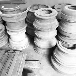 ปูนปั้น เสาโรมัน GRC คิ้วบัว บัวโค้ง เสาโรมัน งานปูนปั้น เสาโรมัน