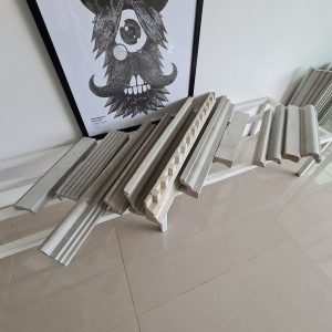 ปูนปั้น เสาโรมัน GRC คิ้วบัว บัวโค้ง เสาโรมัน งานปูนปั้น เสาโรมัน