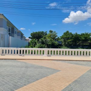 งานบัวตกแต่งสะพาน ทางเข้าหมูบ้าน ศุภาลัย พรีม่า วิลล่า นครศรีธรรมราช 9