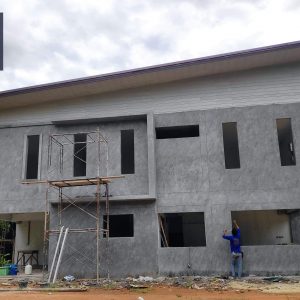 งานติดตั้ง บัวประตูหน้าต่าง ขอบบัวคาน ขนาด 0.10×0.05 หน้างาน ช้างกลาง 1