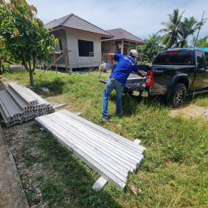 จัดส่ง บัวปูนขนาด 0.10 หนา 0.05 170 เมตร 3