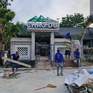 ผลงานตกแต่งบัวโครงการปั้มน้ำมันessso นครศรีธรรมราช14