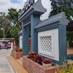 ผลงานตกแต่งบัวโครงการปั้มน้ำมันessso นครศรีธรรมราช6